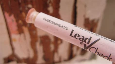 at home lead paint test|homemade test for lead paint.